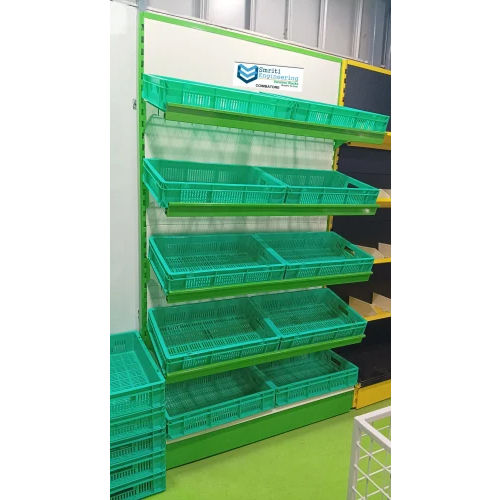 Green Vegetables Crates - Material: Plastic