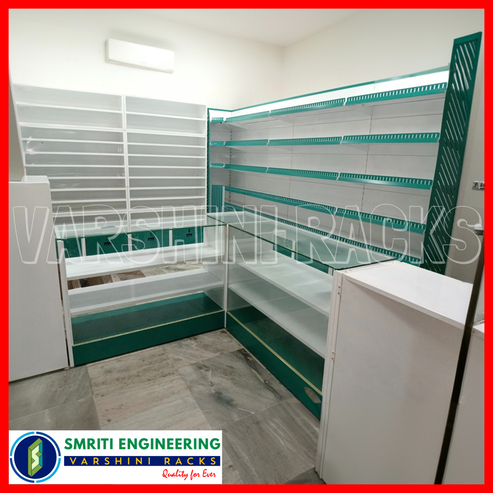Pharmacy Medicine Rack Tiruvallur - Color: Silver
