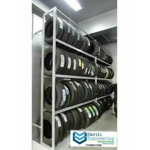 7 Feet Tyre Display Stand - Capacity: 100 Kg