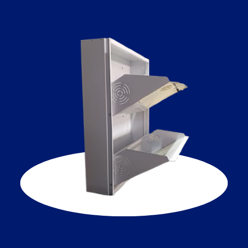 Ms Cloth Display Hanger - Mild Steel, Customizable Size , Flat Style In Clean White Color, Lightweight At 240 Grams