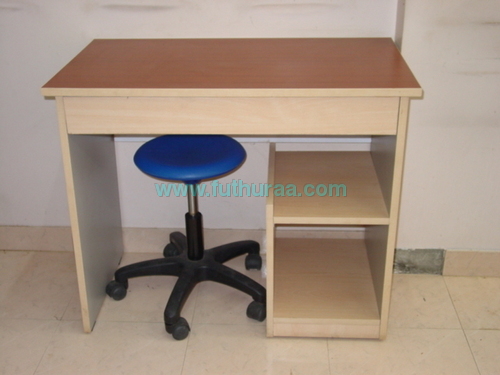 Wood Table - 30"x20"x30" | Beige Matte Finish, 1-Year Warranty, Assembly Required