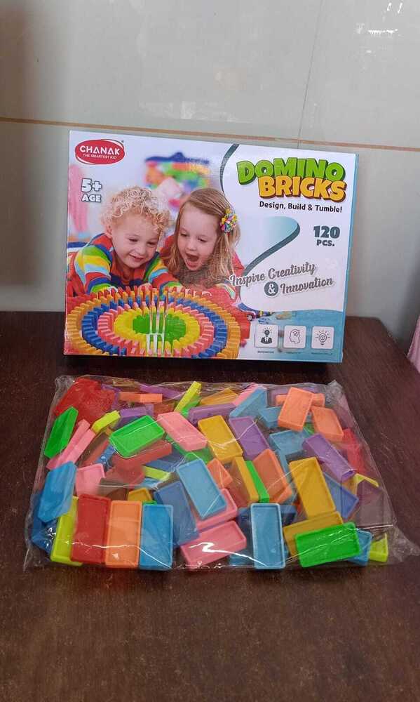 Kids 120 Domino Blocks Dominoess