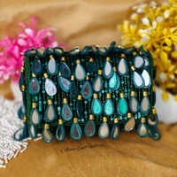 Ladies Green Mirror Hand Clutch - Color: Different Available