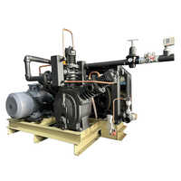 Booster Air Compressor - Electric Power, Lubricated Operation, Mild Steel Design | Ideal For Industrial Applications, 1-2 Year Warranty