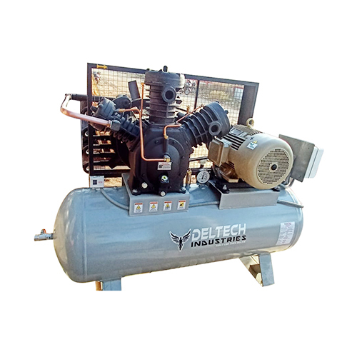 Multi Stage High Pressure Air Compressor - Mild Steel Body, Electric Power Source | Lubricated, 1-2 Year Warranty, Industrial Usage