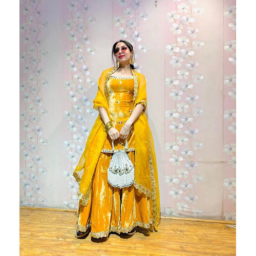 Yellow Anarkali Suit