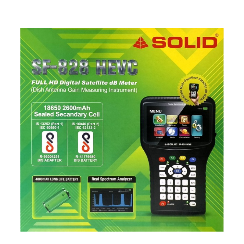 Solid Sf 828 Satellite Db Meter