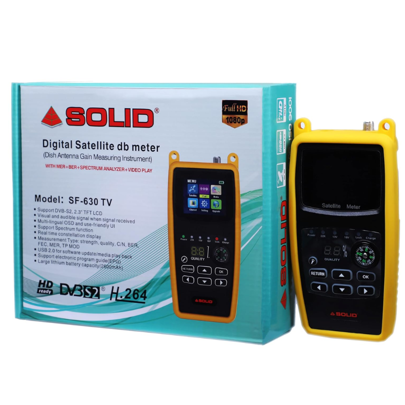 Solid Sf 630 Digital Satellite Db Meter - Application: Industrial