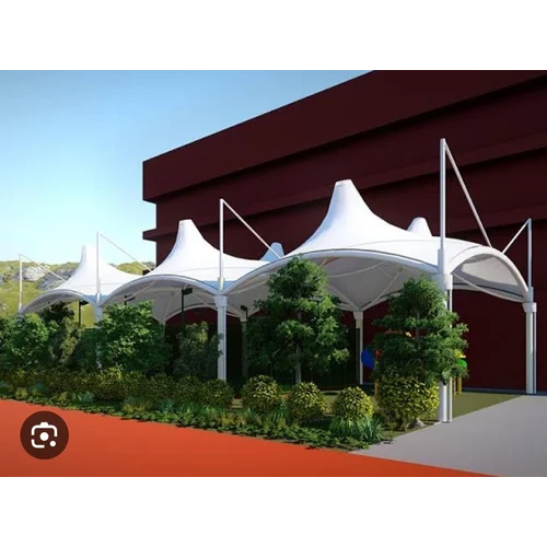 Modular Tensile Fabric Structures - Color: White