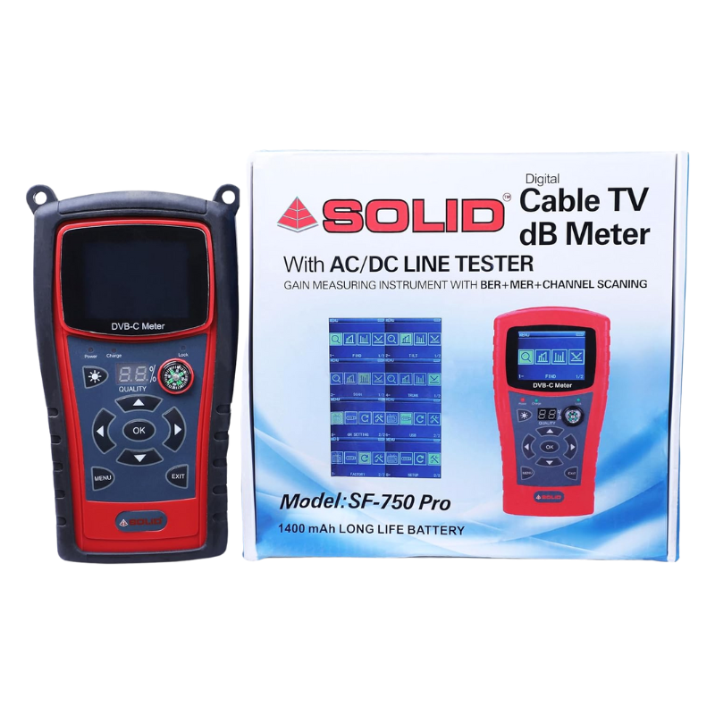 Solid Sf 750 Pro Satellite Db Meter - Application: Industrial