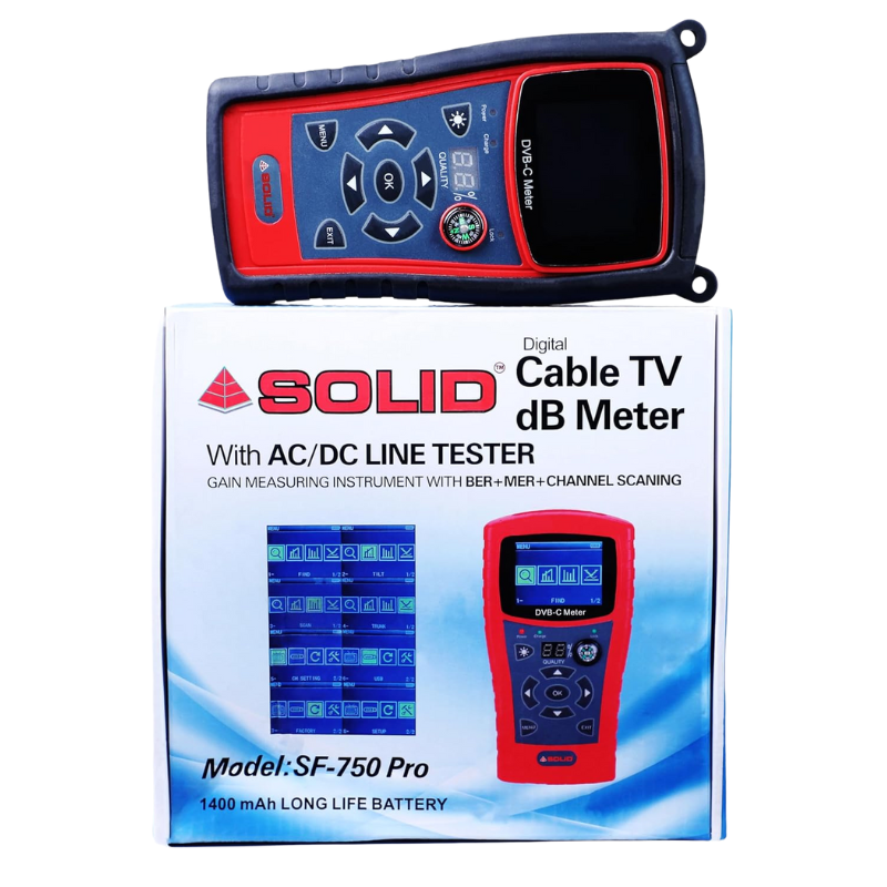 Solid Sf 750 Pro Satellite Db Meter - Application: Industrial