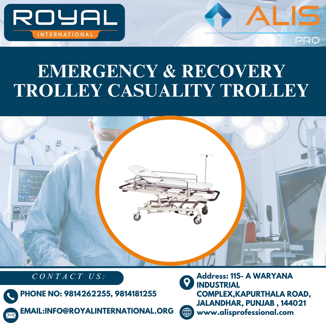 Emergency & Recovery Trolley Casuality Trolley