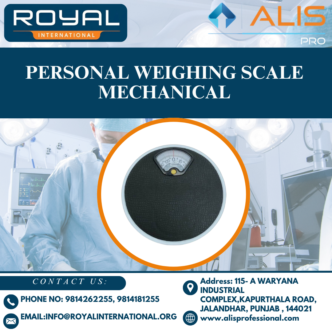 Personal Weighing Scale Mechanical - Color: Black