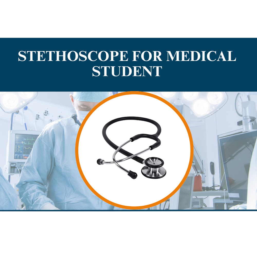 Stethoscope For Medical Student - Color: Black