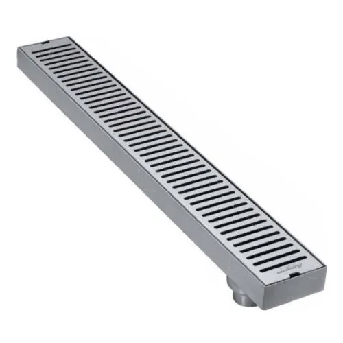 Long Floor Drain - Material: Stainless Steel