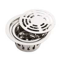 Cockroach Trap Round 5 - Stainless Steel, Round Shape, Polished Silver Finish | Effective Cockroach Trapping Solution For Various Environments