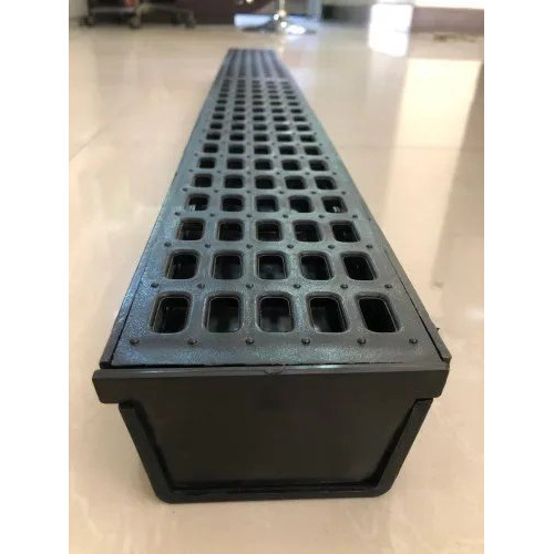 HDPE Channel Drain Black Color For Dryway, Parking, Garden, Terrace, Balcony