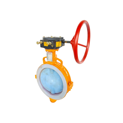 Ptfe Lined Butterfly Valve - Size: Different Available