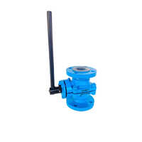 Ptfe Lined Ball Valve - Ptfe Material, Different Available Sizes, Galvanized Surface | Leak-proof Design For Industrial Water Applications