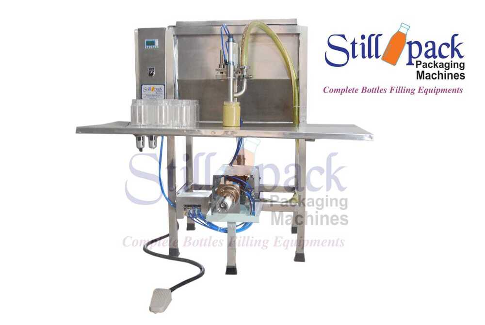 Semi Automatic Garlic Past  Filling Machine