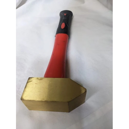 Brass Machine Hammer - Handle Material: Fiberglass