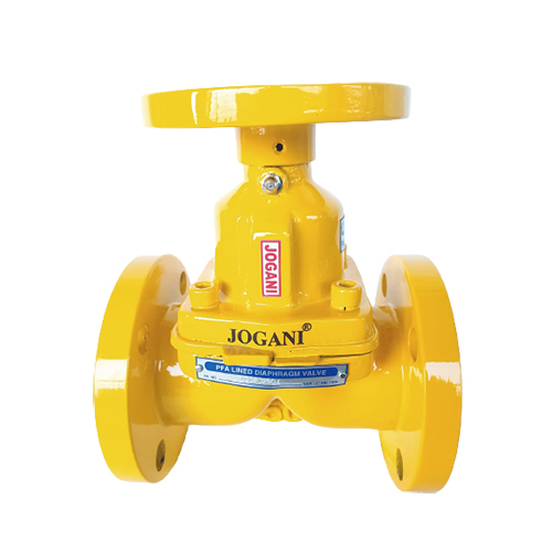 Pfa Lined Diaphragm Valve - Application: Acid And Water Industries