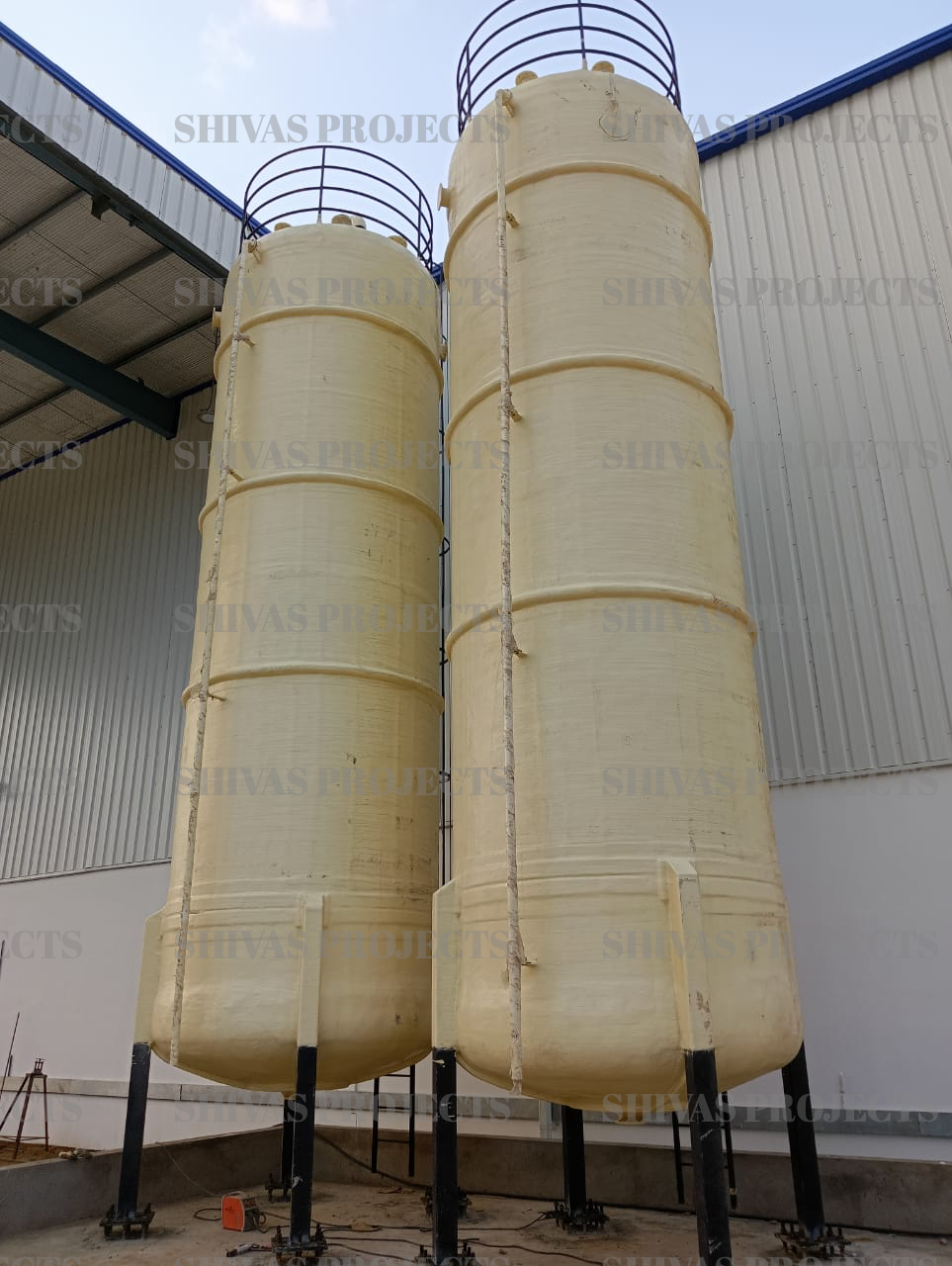 Acid Storage Tanks - Mild Steel, 1000 To 50000 Liter Capacity | Industrial Application, Over 10000 Liters Storage Capacity