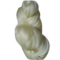 Plain White Twisted Silk Mulberry Yarn For Weaving - Application: Cloth Industries