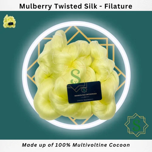 3 Ply Mulberry Twisted Silk Yarn - Attributes: Light In Weight