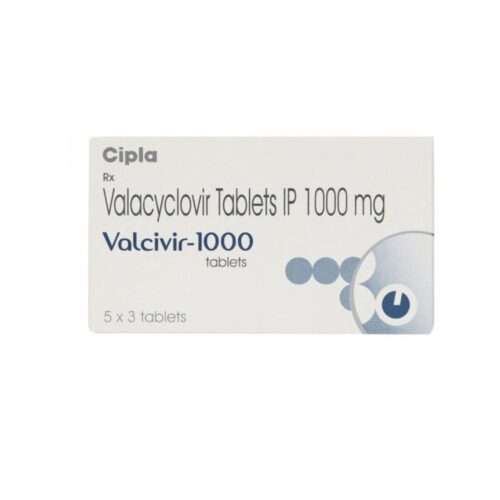1000mg वालासाइक्लोविर टैबलेट्स आईपी