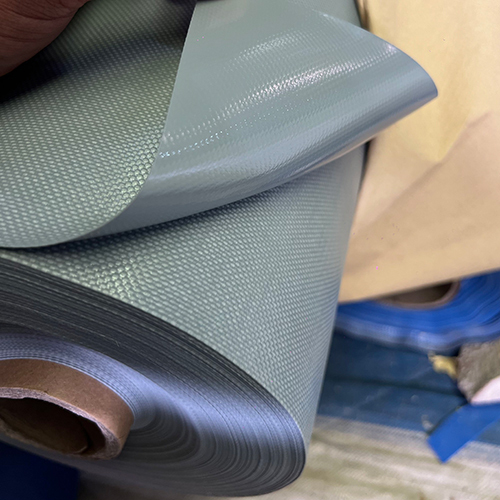 Pvc Coated Fabric - Color: Grey