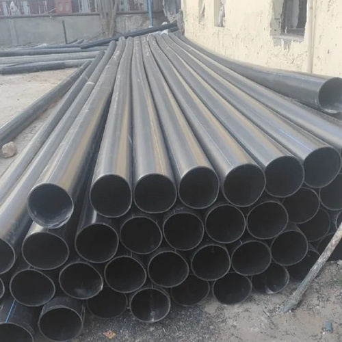 High Density Polyethylene Sewage Pipe - Color: Black