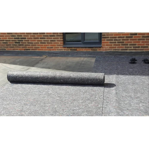 Polyester Geotextile Fabric - 150 Meters Long, Black Color | Lightweight Non-Woven Fabric for Waterproofing and Soil Stabilization
