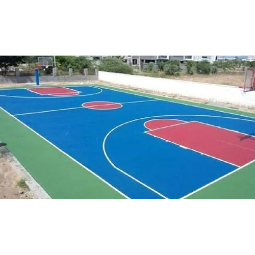 Basketball Court Acrylic Flooring Service