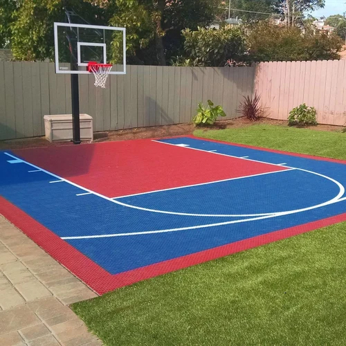 Basketball Court - Premium Asphalt Surface, Durable Weather-Resistant Design