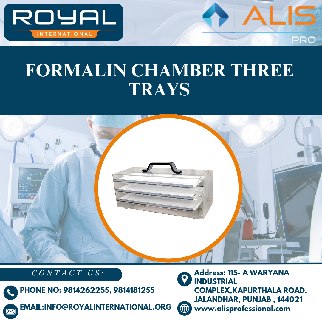 Formalin Chamber Three Trays