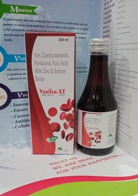 Ferric Ammonium Citrate  Folic Acid  Cyanocobalamin (vitamin B12) Zinc Sulphat Pyridoxine Hci Sorbitol Syrup