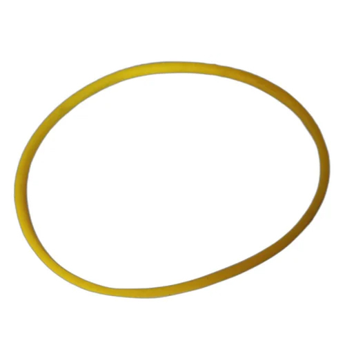 Yellow Silicon O Ring - 4 Inch, 80 Shore A Hardness | High-Quality Sealing Solution in Bright Yellow, Flexible Design