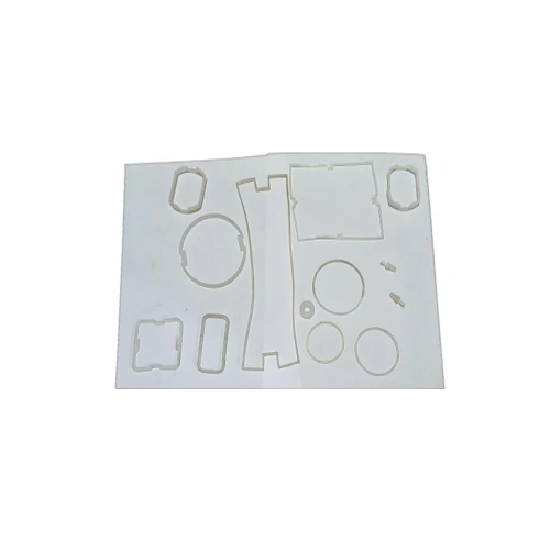Electrical Silicone Gasket - Silicon Material, 1mm Thickness, White Color | Hardness 40-50, Ideal for Industrial Electrical Applications