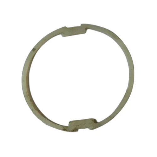 Silicone Rubber Round Gasket - 50 mm Size, 15 mm Thickness | Gray Color, Durable, High-Pressure Sealing for Industrial Applications