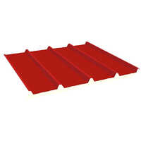 Red PUF Insulated Roofing Panel