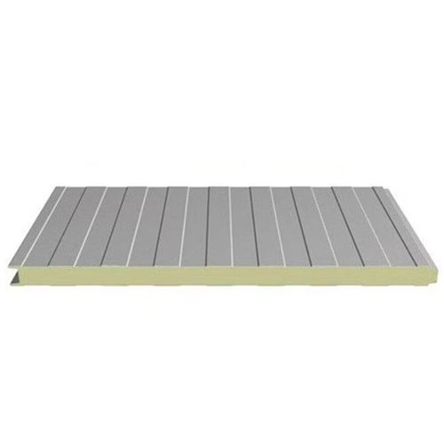 Grey Puf Insulated Wall Panel - Size: Customised