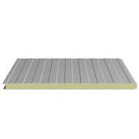 Grey PUF Insulated Wall Panel