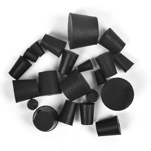 Rubber Plugs - Color: Black