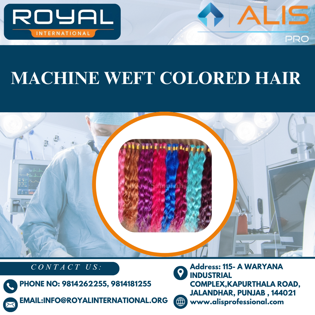 Machine Weft Colored Hair