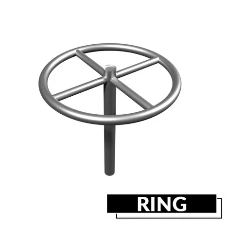 Ring Type Arm Bracket - Color: Silver