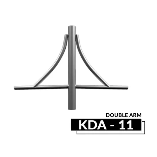 Kda-11 Double Arm Bracket - Color: Silver