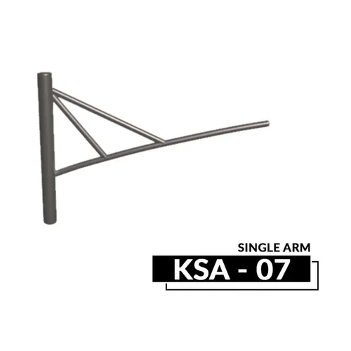 Ksa-07 Single Arm Bracket - Color: Silver
