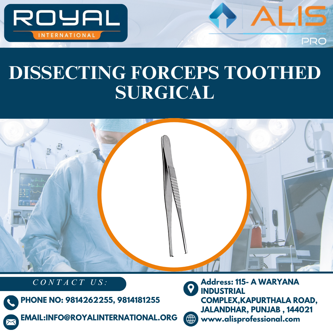 Dissecting Forceps Toothed Surgical - Operating Type: Manual