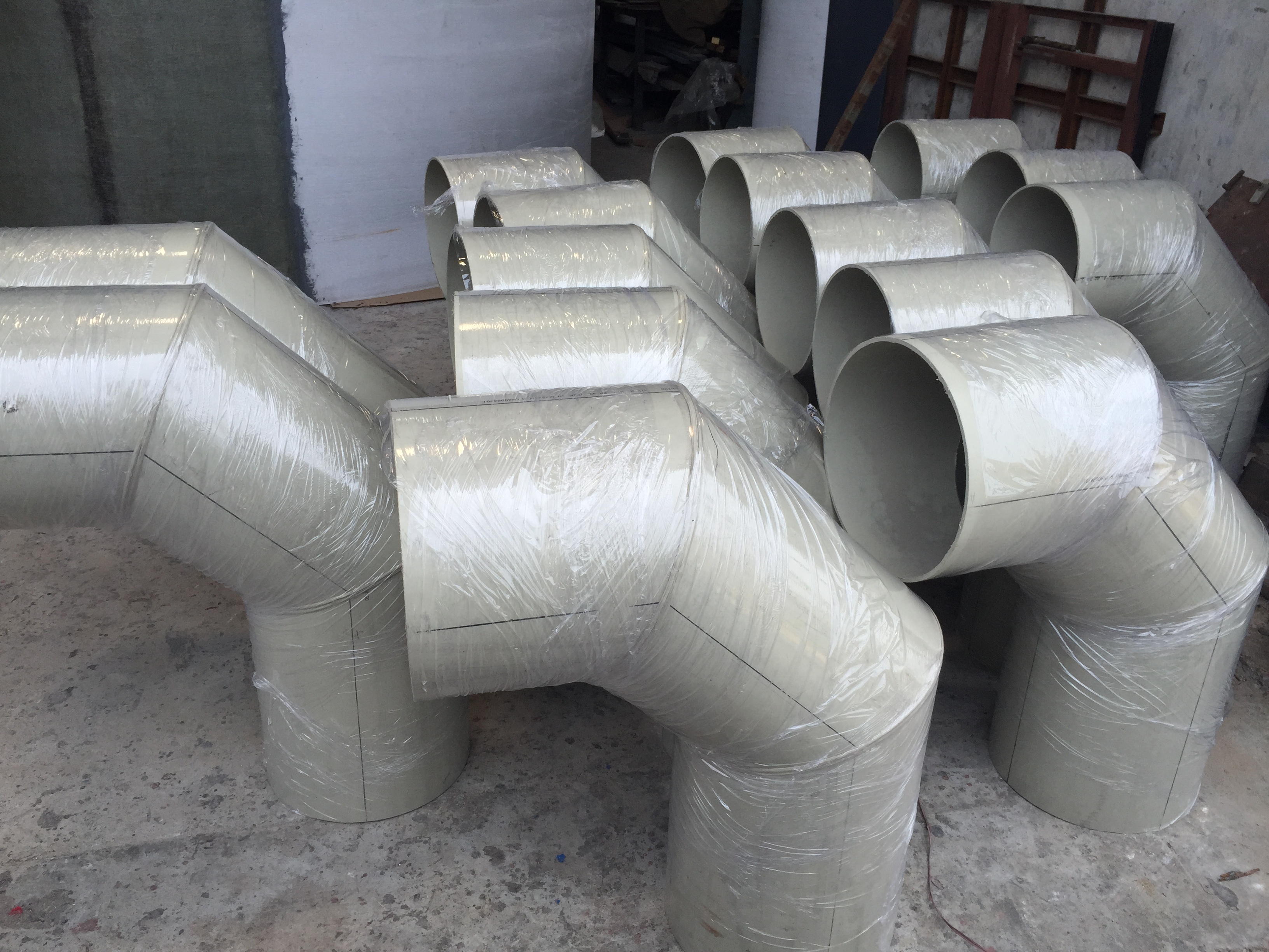 Frp Pipe Lines - 1/2 To 3 Inch Sizes | High Strength, Lightweight, Durable Fiberglass Construction